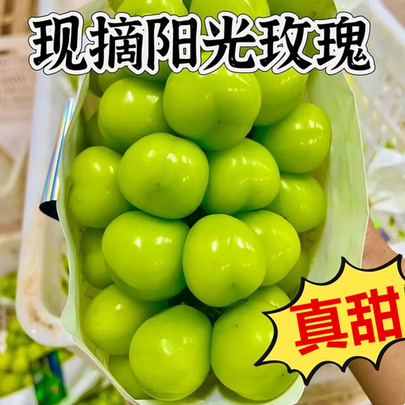 当季新鲜无籽阳光玫瑰葡萄5斤