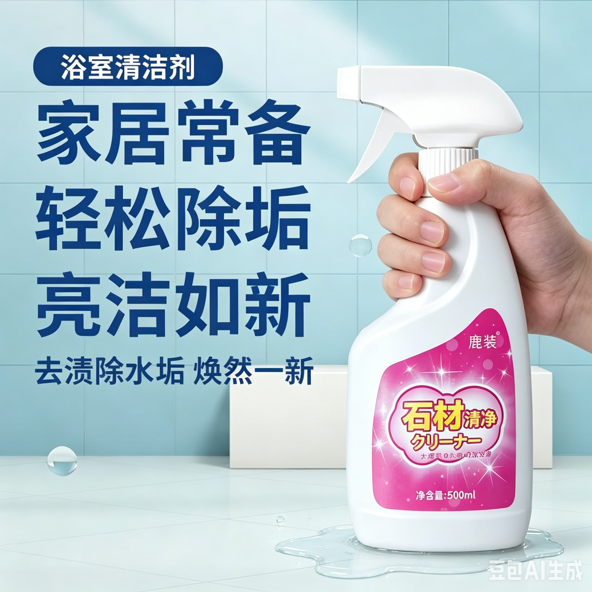 【拍一发三】厨房灶台石材渗色清洁剂台面强力去污大理石抛光JH