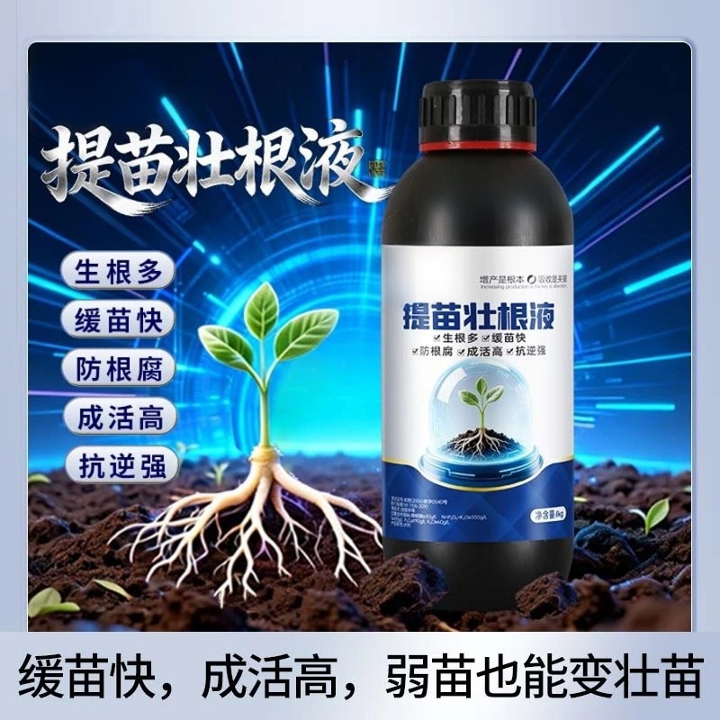 【提苗壮根液】农作物提苗促根提抗移栽育苗复合肥蔬菜果树zy