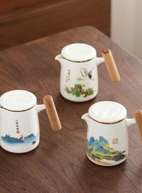 旅行车载g白瓷陶瓷茶具38712套装快杯携式户外泡茶壶商便务礼客品