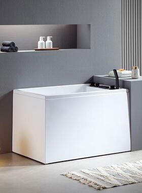 迷你深小浴缸成人小孩泡澡家用加坐式泡户型独64117立小式亚克深