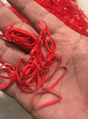 红色橡皮筋 橡皮圈 儿童捆头发皮筋 型号MB-4024 直径2CM