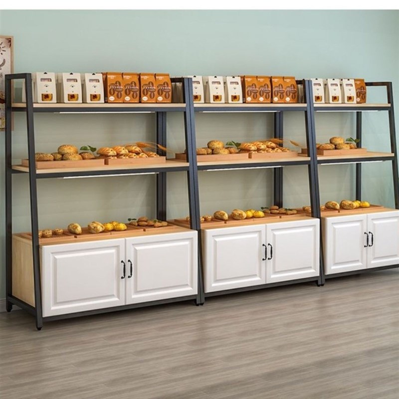 面包店蛋糕店展示架中岛台展示台多层展柜烘焙货架超市网红款