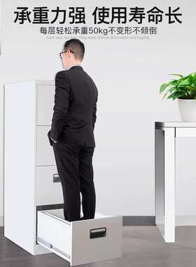 办公室A4FC柜劳柜文件柜抽屉柜财务档案合同柜带密码锁卡箱铁直销