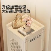 小柜楼道鞋 家用入户门大口鞋 立式 多层鞋 架立XG4174 柜容量简约窄款