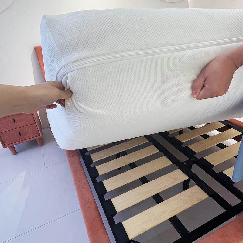 可定面全包乳胶床垫保护罩脏防防防潮透六气6面针织套尘拉链可gFS