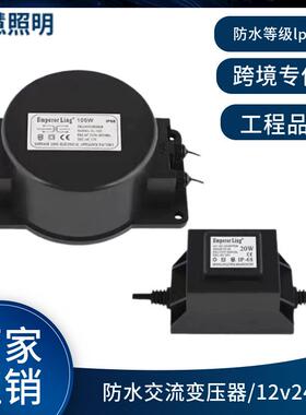 环形变压器地埋灯水底灯灌胶220转交流输出AC24V12V灌封式变压器