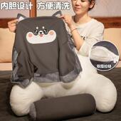 创意可拆洗凉感花腰靠床头软包大沙靠背腰新2141杭居家发印飘窗护