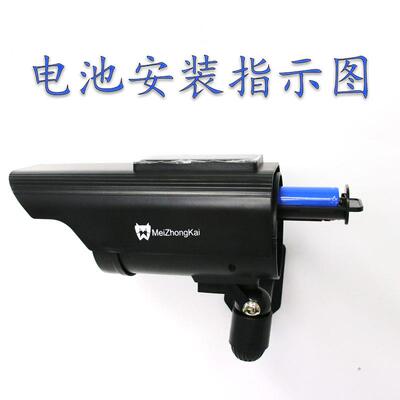 带语音醒监控假摄像头仿真人MZK0236体应灯提吓贼神器防水户假外