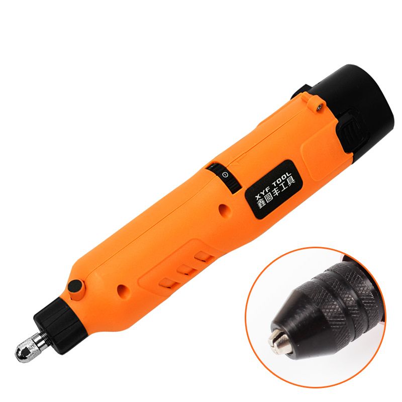 电动打磨机12V锂电电磨机小型木头玉石抛光工具手持大功率充电式
