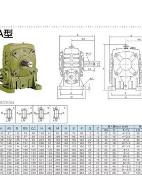 wpawswpo箱px涡轮蜗杆减速器厂家w立卧式ZDPp齿轮小型变速减速机