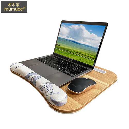 mumucc床上电脑桌膝上桌印花懒人桌笔记本支架车用小桌板lap desk