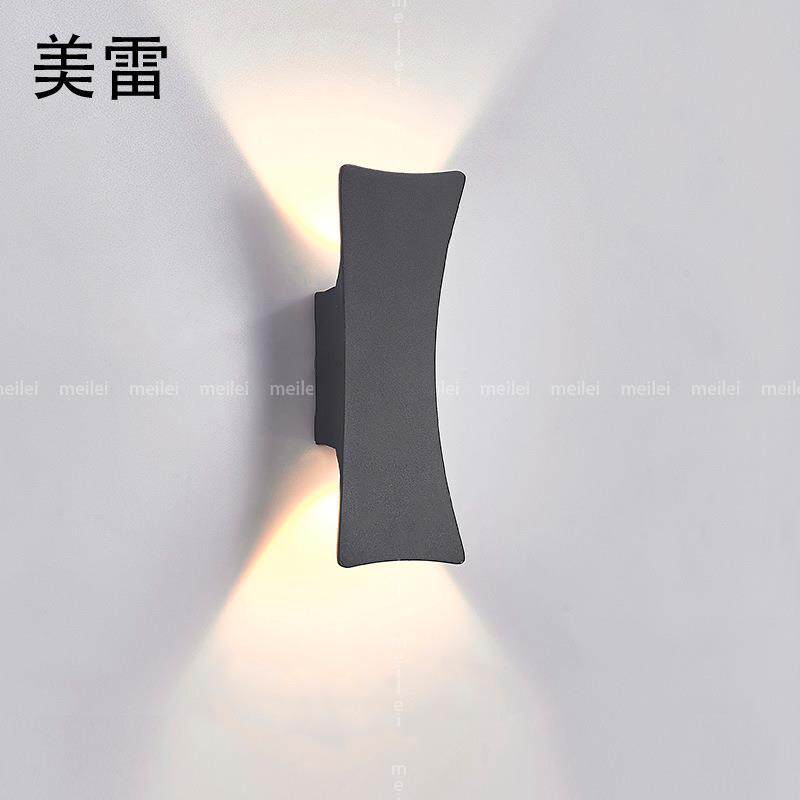 户外led壁灯防水阳台别墅酒花园庭院卧室床头灯客厅简约现代灯具