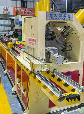 液断压数控全动角钢孔冲机角铁方管冲孔VWK切一体机槽钢冲自孔机