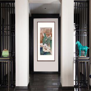 古字画装裱电脑喷仿书画礼品绘名家张风大千条幅YL202406山水景装