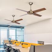 美式 复酒古木叶风扇厅客厅店别48 FXB35代墅工业吊扇现简约无灯餐