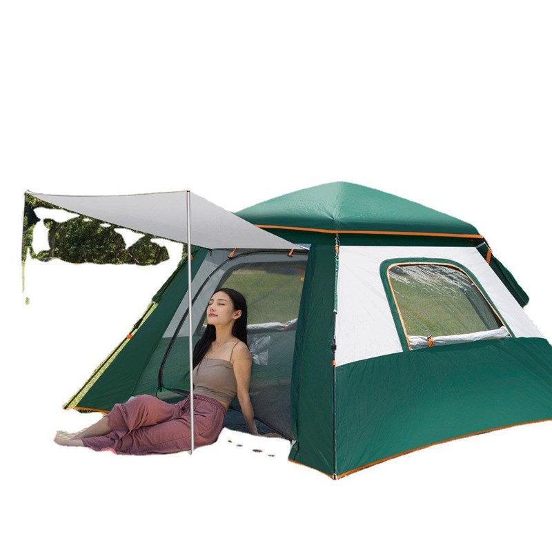 自动帐篷露营凉棚家庭野营户外钓鱼登山休闲速开帐篷遮阳防雨钓鱼