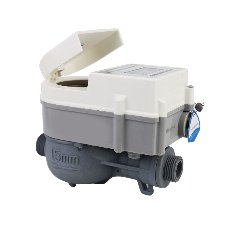 预付费智能刷卡式水表IP68现货IC卡智能水表家用4分刷卡水表