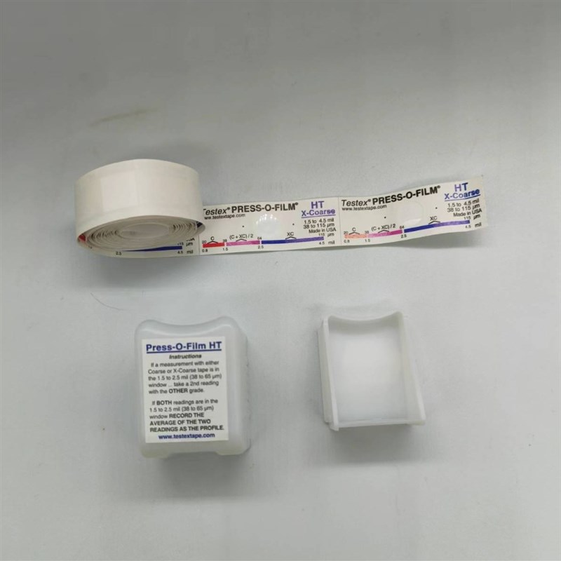 testex粗糙度测试带X-Coarse粗糙度复制胶带拓片纸易高E122C锚纹