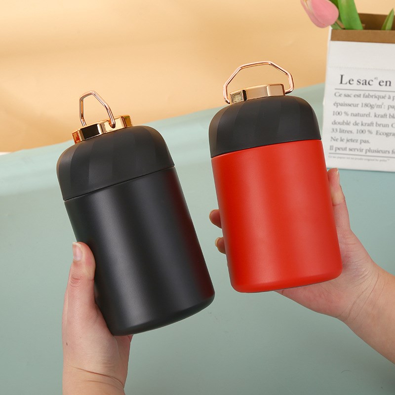 304不锈钢保温焖烧杯简约大容量焖烧壶带提手真空便携焖烧罐