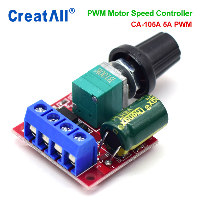 直流电机pwm调速器3v 6v 12v 24v 35v调速开关ca-10