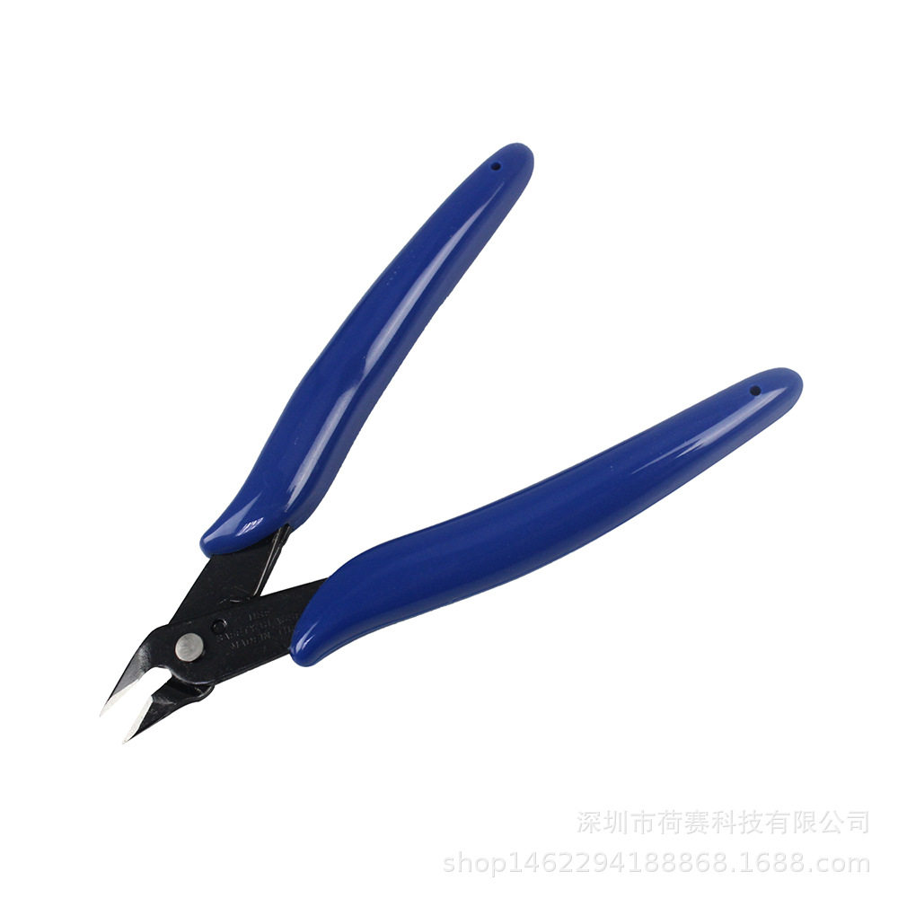 美国170钳子电子剪钳斜嘴水口钳5寸迷你斜口钳尖嘴钳多功能