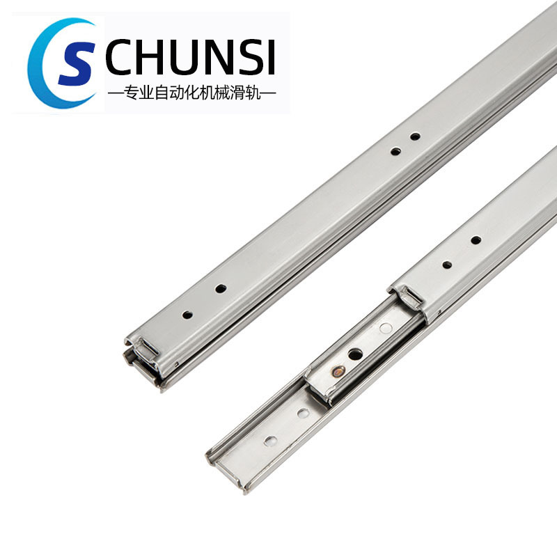现货供应IDA62-450轻载型滑轨SUS304不锈钢三节20宽轻载型滑轨
