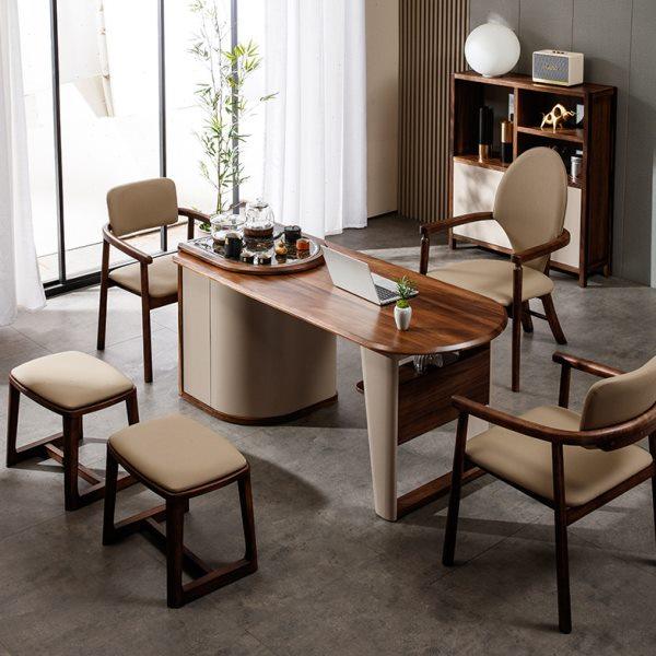 茶桌椅组合实木多功能书桌轻奢家用阳台茶餐桌一体简约现代泡茶台,住宅家具,家用茶台/茶桌,淘宝优惠券,粉丝福利购,淘宝优惠卷