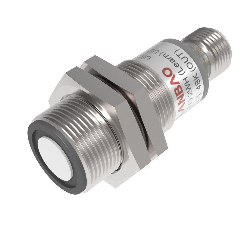 兰宝UR18-CC35系列螺纹输出可更改IP67 M18金属壳超声波传感器