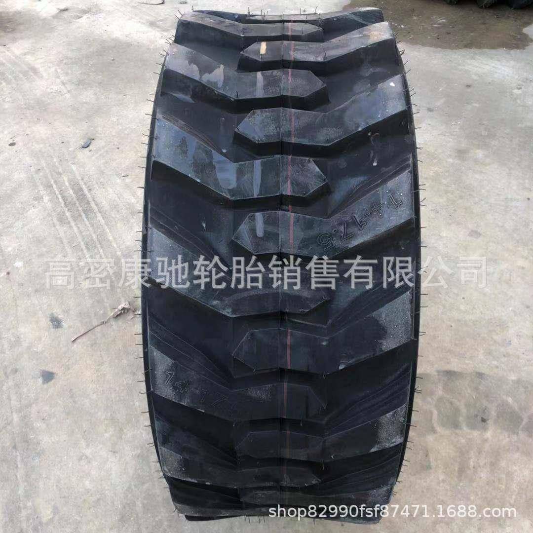 英文装载机轮胎14-17.5工程机械轮胎 滑移装载机轮胎