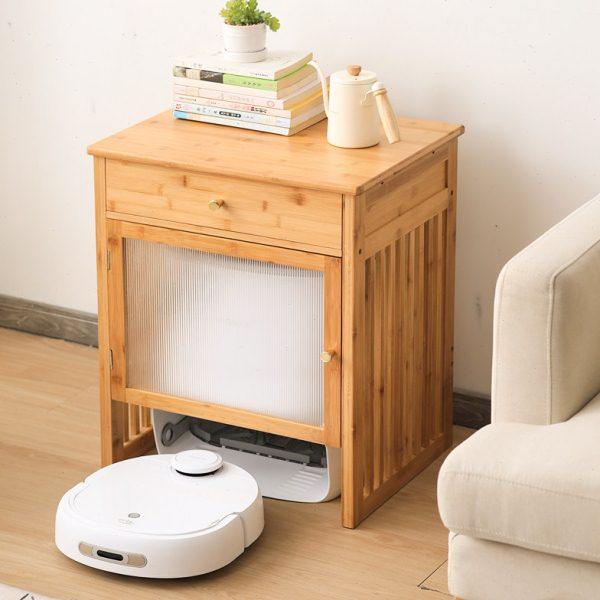 拖地机器人上置物架基站柜云鲸石头扫地机收纳柜电视边柜沙发边几