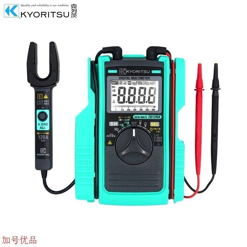 共立KYORITSU克列茨2001A数字钳形万用表2000A钳形叉型传感器