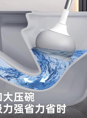 次日达ecoc马桶疏通家用厕所专堵塞吸马桶搋子用工具下水道o疏通