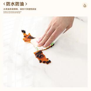 软玻璃桌垫防烫隔垫热桌餐p防sbd- 110水防油免洗vc桌布轻奢高级