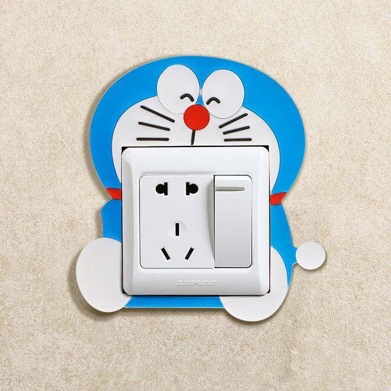 现代护简用约框夜光开关贴墙贴插座保套卡通灯001家客厅装饰边套,家居饰品,开关贴,淘宝优惠券,粉丝福利购,淘宝优惠卷