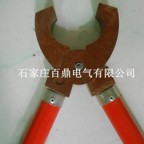 带电作业用10KV双手握夹钳高压钳子带电夾取钳大号钳头百鼎