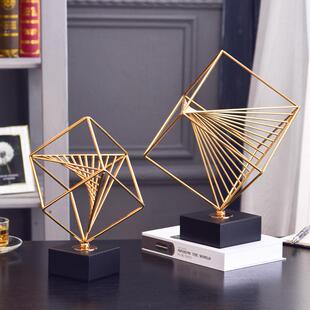 欧式轻奢魔方金属摆件高级感家居客厅装饰艺术大号工艺品