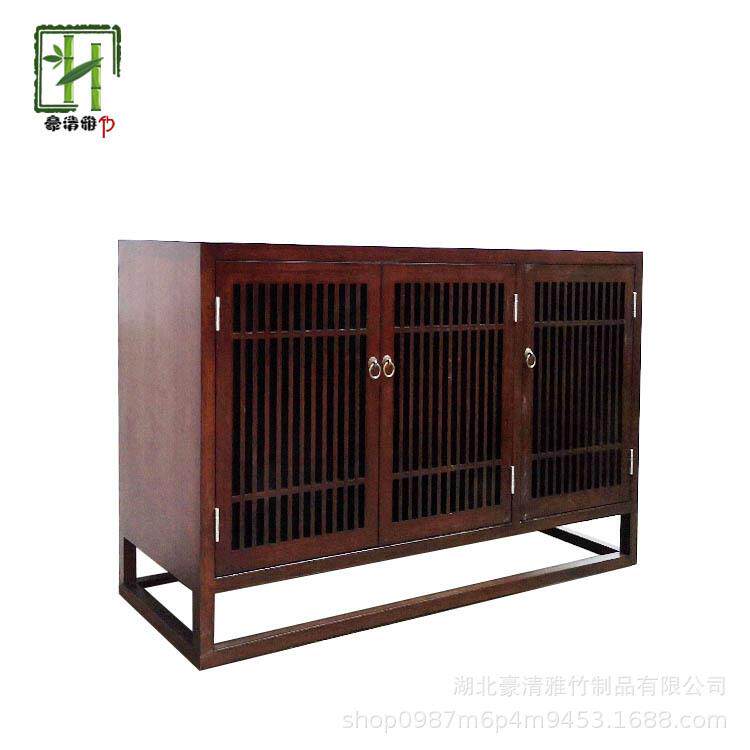 武汉立豪竹制品厂竹茶桌竹制茶柜普洱茶架茶水柜全屋竹家具