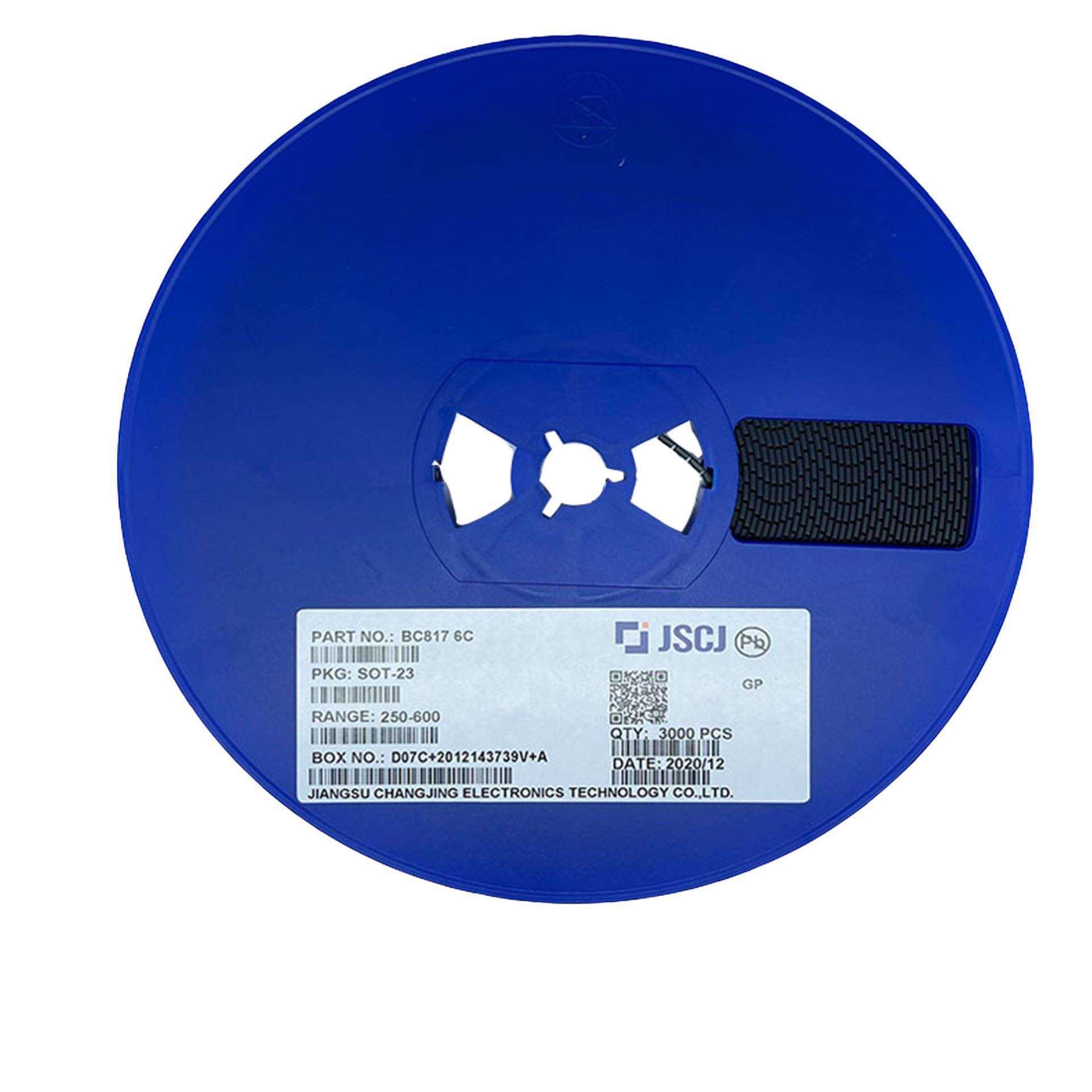 长电贴片三极管BC817SOT-23丝印6C45V0.5ANPN信号晶体管