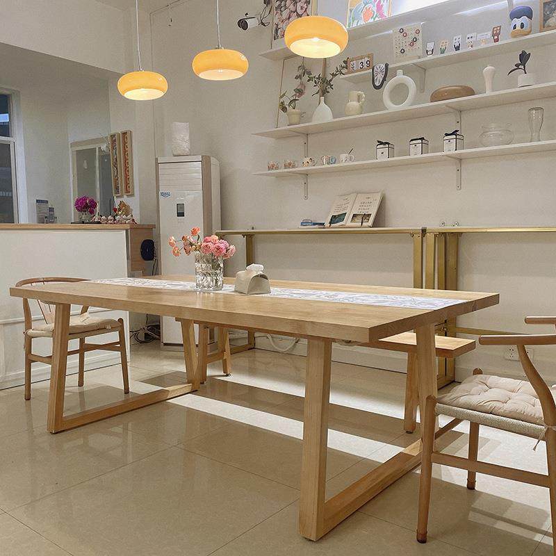 北欧现代休闲原木餐桌椅组合长方形家用客厅纯实木长条吃饭桌,玩具/童车/益智/积木/模型,毛绒/玩偶/公仔/布艺类玩具,淘宝优惠券,粉丝福利购,淘宝优惠卷