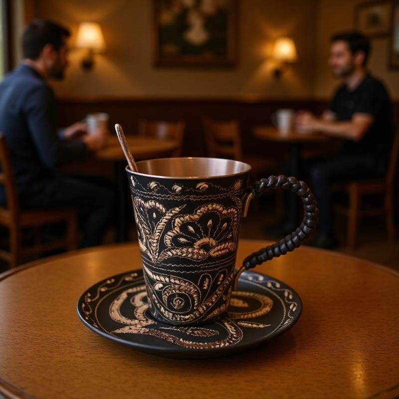 土耳其进口手工铜制咖啡杯碟套装欧式复古宫廷风下午茶具送礼佳品,电子元器件市场,其它元器件,淘宝优惠券,粉丝福利购,淘宝优惠卷