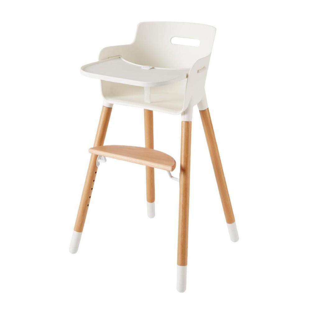 榉木儿童高脚成长椅宝宝婴儿餐椅学坐姿座椅吃饭餐桌椅可坐椅子