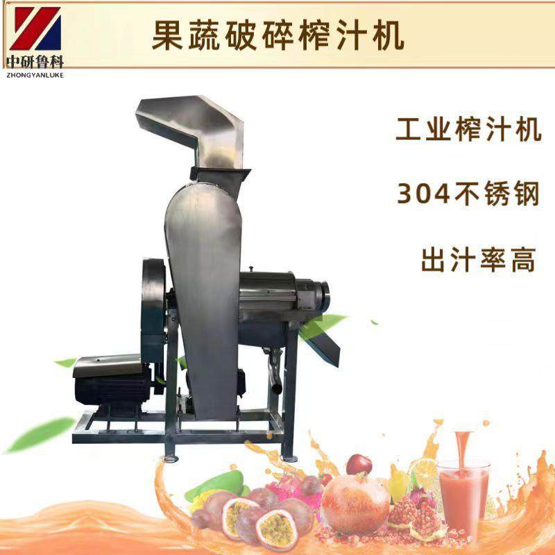 番茄榨汁机鲁科商用大型果蔬榨汁设备生姜白萝卜橙子打汁机