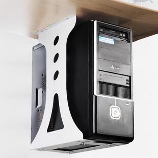 电脑主机架悬挂式机箱支架主机托机箱托架办公桌下壁挂架悬挂吊架