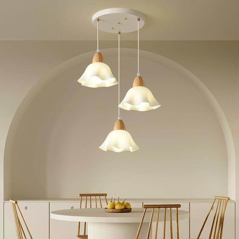 北欧餐吊灯创意三头饭厅灯厨房吊灯吧台个性法式餐厅吊灯