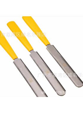 黄色3件吉他打磨工具套装品丝指板琴头工具打磨工具品丝锉刀