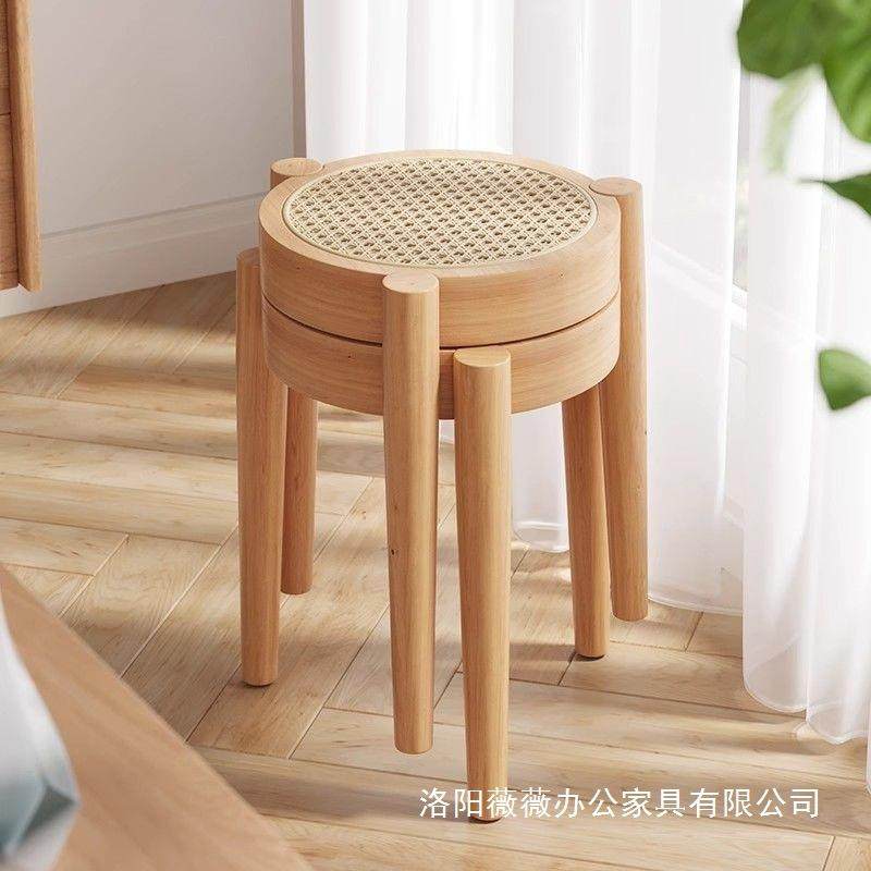 实木椅子餐椅家用藤编餐桌凳子意式中古网红书桌靠背椅可叠放圆凳,畜牧/养殖物资,畜牧/养殖器械,淘宝优惠券,粉丝福利购,淘宝优惠卷