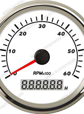 ECPC直径85MM多色背光步进电机转速表6000RPM