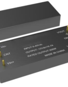 工业特种电源AE2009-40&18-75Vdc低压直流宽范围输入系列200W