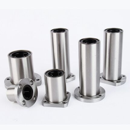 滑动滚珠方法兰加长直线轴承LMK40L LMK50LUU光轴导轴导轨